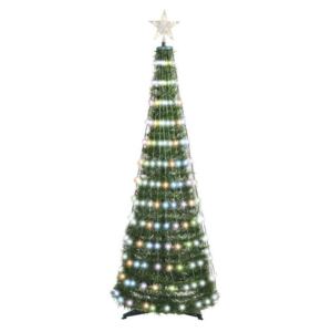 EMOS LED RGB Vianoční stromček so sveteľnou reťazou 234xLED/16 módov 1,5m + DO EMS649 + záruka 5 rokov zadarmo