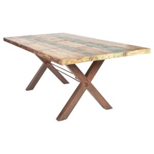 Jedálenský stôl TISE 180 cm - prírodná, hnedá