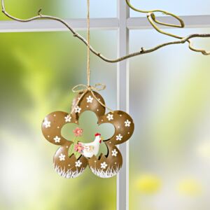 Magnet 3Pagen Kvetinová dekorácia na zavesenie "Sliepočka" sliepočka