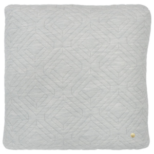 Ferm Living Vankúš Quilt Cushion 45x45, Light Grey