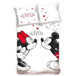 Carbotex Disney obliečky Mickey & Minnie Love