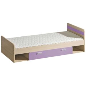 Detská posteľ Norton N13, Farby: jaseň coimbra / fialová