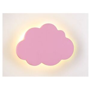 ACA DECOR Detské nástenné LED svietidlo Mráčik 9W / 3000K / ružová farba