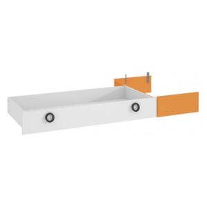 Úložná zásuvka pod posteľ Colors LORL01, Farby: biela / oranžový