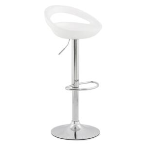 Dizajnová barová stolička Mason biela