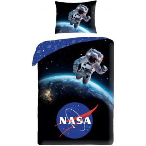Halantex · Bavlnené posteľné obliečky NASA - motív Výlet do kozmu - 100% bavlna - 70 x 90 cm + 140 x 200 cm