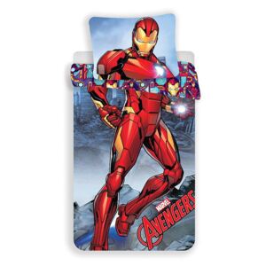 JERRY FABRICS Obliečky Iron Man Bavlna 140/200, 70/90 cm
