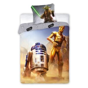 FARO Obliečky Star Wars R2-D2 Bavlna 140/200, 70/90 cm