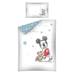 DETEXPOL Obliečky do postieľky Mickey cute Bavlna, 100/135, 40/60 cm
