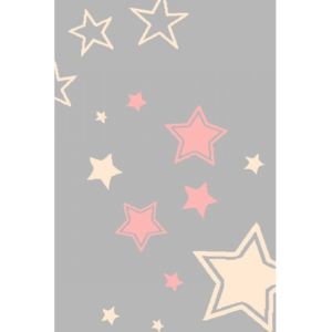 Kusový koberec Hviezdičky šedý, Velikosti 70x140cm