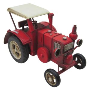 Kovový model retro traktora - 17 * 9 * 10 cm