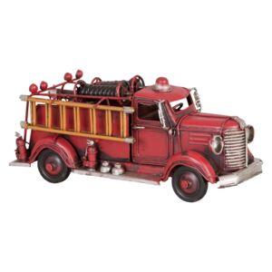 Kovový model retro hasičského vozidla - 23 * 8 * 10 cm