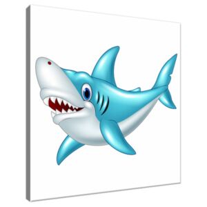 Obraz na plátne Modrý žralok 30x30cm 2917A_1AI