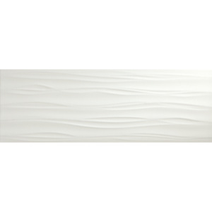 Obklad Fineza Idole white waves 25x75 cm, perleť IDOLE275WWH