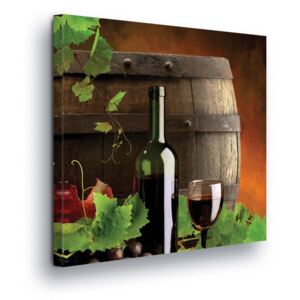 Obraz na plátne - Red wine 50x70 cm