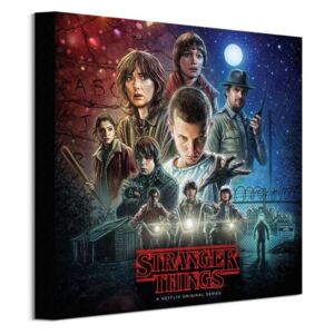 Obraz na plátne Stranger Things Postavy 30x30cm WDC91592