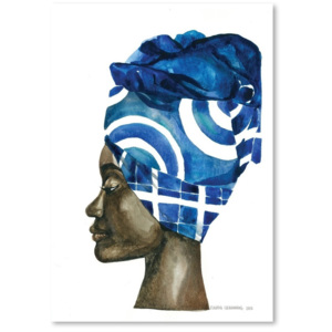 Plagát African Pride II, 30 × 42 cm