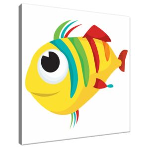 Obraz na plátne Farebná rybka 30x30cm 3096A_1AI