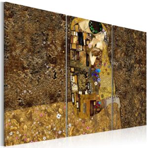 Obraz na plátne - Klimt inspiration - Kiss 60x40 cm