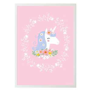 Detský plagát Lovely Unicorn 50 x 70 cm