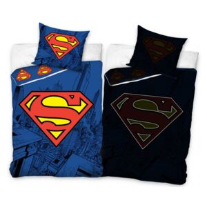 Detské svietiace obliečky Superman 140x200/70x90 cm