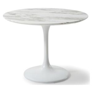Solo jedálenský stôl biely mramor Ø110 cm