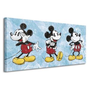 Obraz na plátne Disney Mickey Mouse (Squeaky Chic Triptych) 100x50cm WDC93040