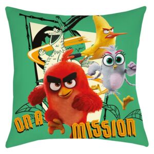 Halantex Vankúšik Angry Birds Movie 2 On a mission, 40 x 40 cm