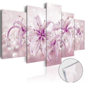 Obraz na skle Bimago - Purple Harmony 100x50 cm