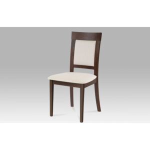 Jedálenská stolička BC-3960 WAL krémová / orech Autronic