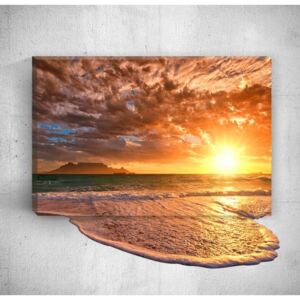 Nástenný 3D obraz Mosticx Sea Sunset, 40 × 60 cm