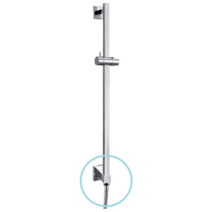 Sapho Nancy 1202-04 sprhová tyč s prívodom vody, 600 mm, chróm