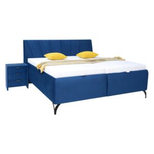 FINES SAVA 180 SKP2 čalúnená posteľ modrá