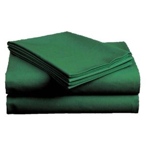 Bavlnená plachta Standard tmavo zelená 140x240 cm