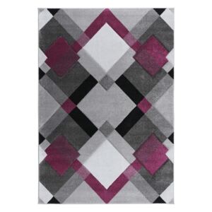 Sivo-fialový koberec Flair Rugs Nimbus Purple, 120 × 170 cm