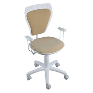 Detská otočná stolička MINISTYLE M 56 WHITE