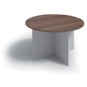 Rokovací stôl 1200 mm, okrúhly, biela