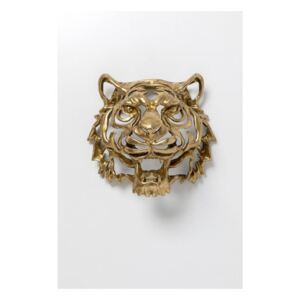 KARE DESIGN Dekorácia na stenu Tygr – zlatá - zľava 10% (kód EXTRA10SK)