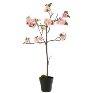 Stromček kvetinový v kvetináči 4ks set dekorácia SAKURA BLUSH