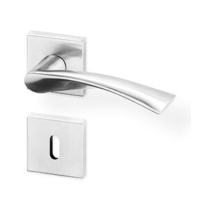 Dverové kovanie ACT Eura SlideBloc RHR (NEREZ) - WC kľučka-kľučka s WC sadou/Nerez