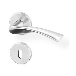 Dverové kovanie ACT Eura SlideBloc R (NEREZ) - WC kľučka-kľučka s WC sadou/Nerez