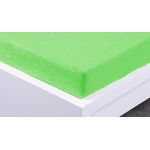 XPOSE ® Prostěradlo mikroplyš Exclusive dvoulůžko - letní zelená 180x200 cm