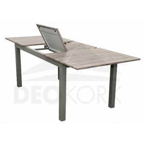 Deokork Hliníkový stôl rozkladací BIANCA 150 / 210x90 cm