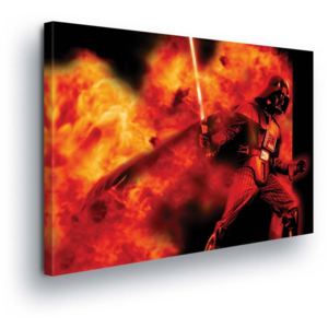 Obraz na plátne - Star Wars Fighting in Fire 100x75 cm