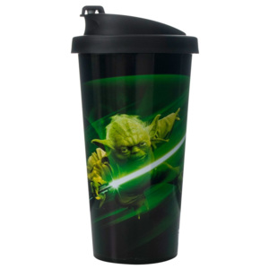 Cestovný pohárik LEGO® Star Wars Yoda, 500 ml