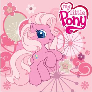 DETEXPOL Magický uterák My Little Pony ružový Bavlna/Froté, 30/30 cm
