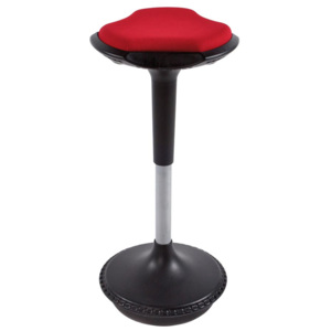 Moderná barová stolička Caleb červená