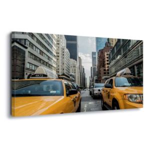 Obraz na plátne - New York Taxis 60x40 cm