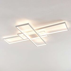 Lindby stropné LED svetlo Tomke biele stmievateľné