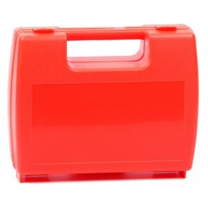 Plastový kufrík na lekárničku s držiakom oranžová